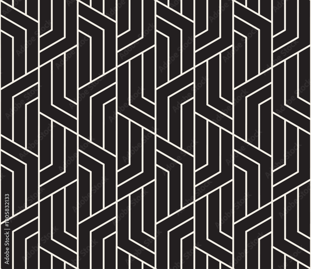 Vector seamless pattern. Modern stylish abstract texture. Repeating geometric tiles Vector seamless pattern. Modern stylish abstract texture. Repeating geometric tiles