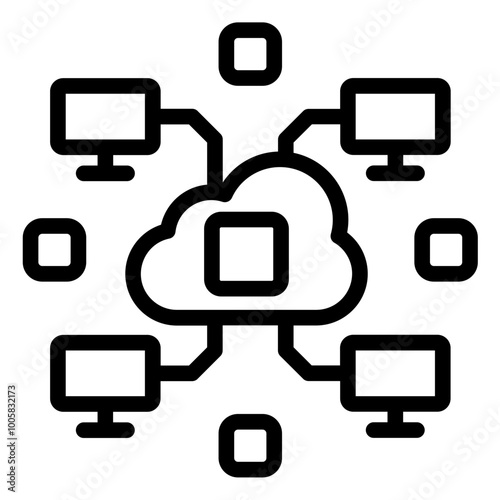 Cloud Computing Icon