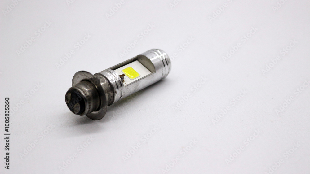Broken motorcycle light bulb Broken motorcycle light bulb