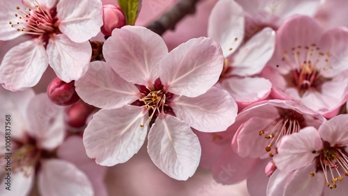 Close-Up of Cherry Blossom Petals