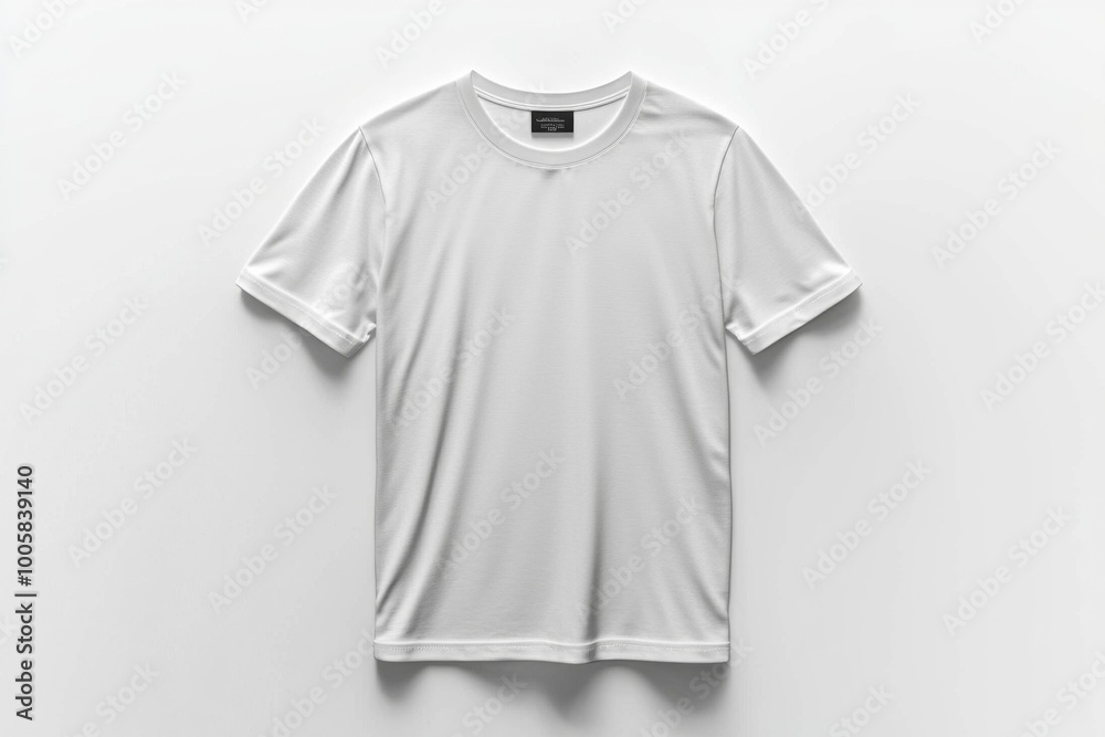 White Tshirt Mockup Isolated created with Generative AI White Tshirt Mockup Isolated created with Generative AI