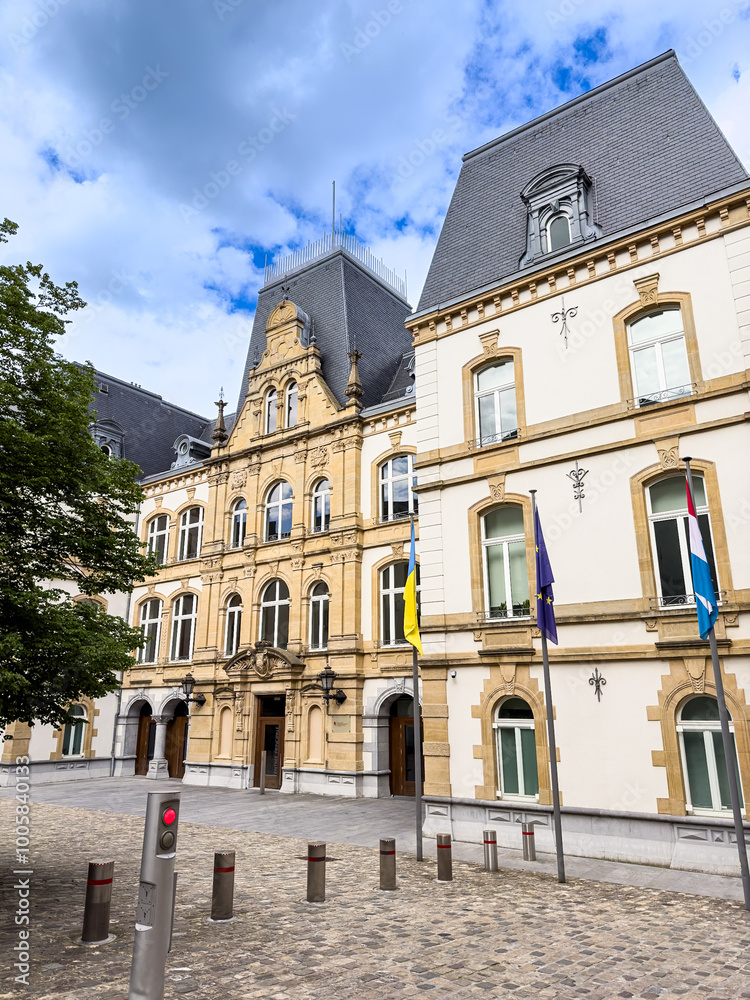 Street view of Luxembourg City, Luxembourg Street view of Luxembourg City, Luxembourg