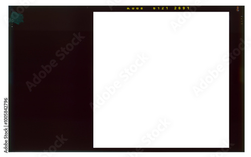 120 mm Medium format film frame photo