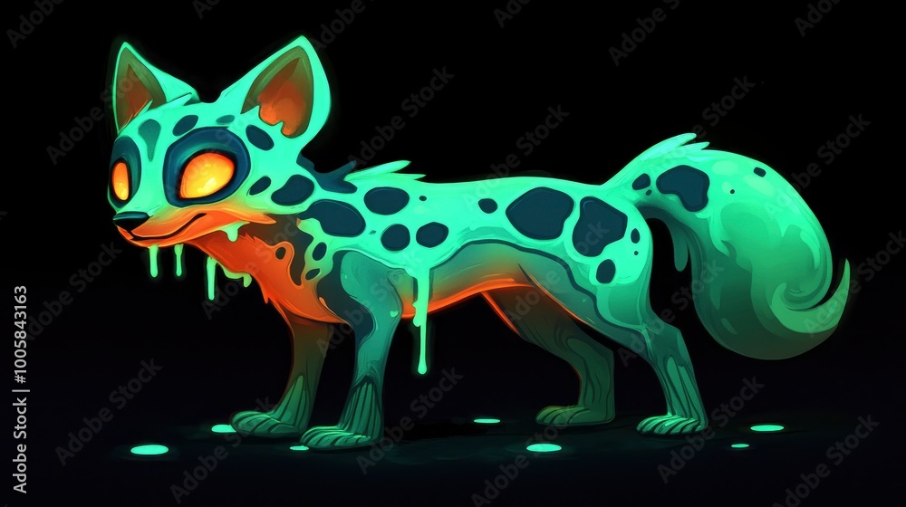 Fototapeta premium Glowing Fox