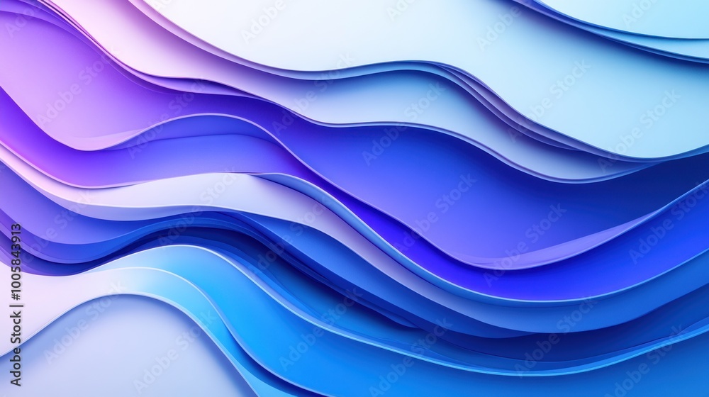 Abstract wavy patterns in shades of blue and purple create a modern, dynamic visual effect. Abstract wavy patterns in shades of blue and purple create a modern, dynamic visual effect.