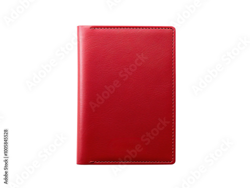 a red leather passport cover photo