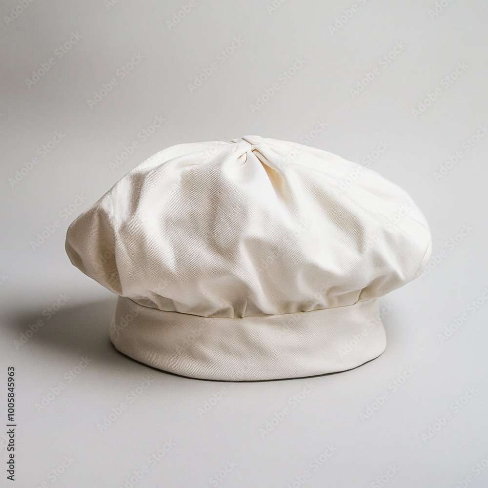 White baker's hat White baker's hat