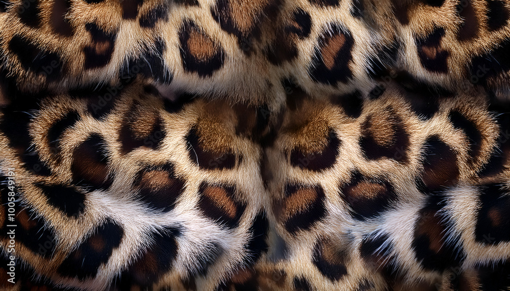 Wild Elegance: Seamless Leopard Fur Pattern Design Wild Elegance: Seamless Leopard Fur Pattern Design
