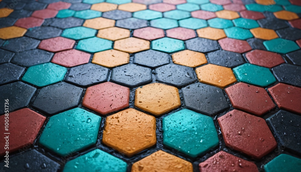 close up pavement stone and asphalt street road close up pavement stone and asphalt street road