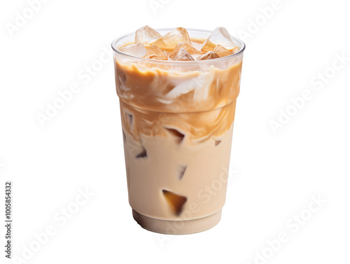 a glass of iced coffee photo