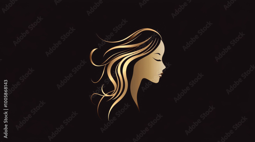 A stylish logo for a hair salon that uses a creative idea. A stylish logo for a hair salon that uses a creative idea.