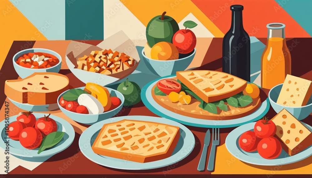 cubism art style background cubism art style background