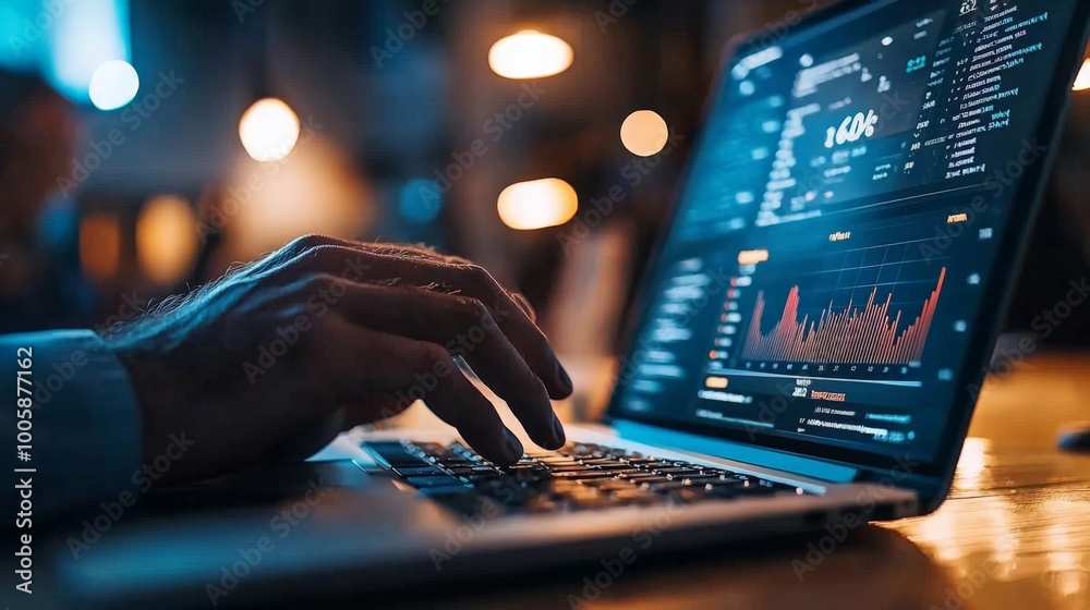 Portrait of a financial specialist presenting investment strategies to clients, using charts and graphs to explain, professional meeting room Portrait of a financial specialist presenting investment strategies to clients, using charts and graphs to explain, professional meeting room