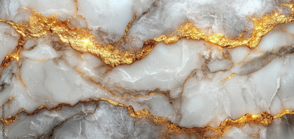 Luxury white and metallic gold marble background Luxury white and metallic gold marble background