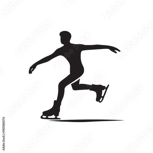 Figure Skater Silhouette