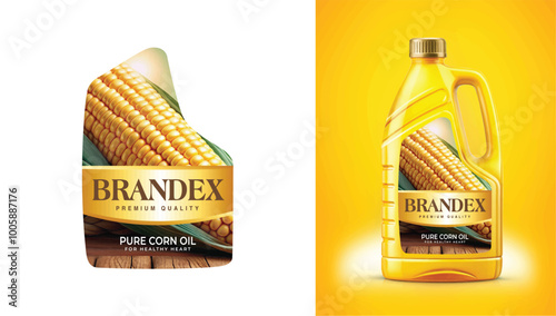 Corn Oil Brandex Packaging 2ai - Packaging Label Design