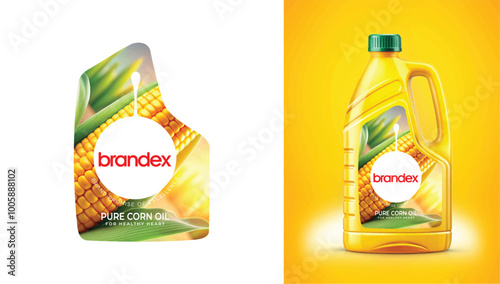 Corn Oil Brandex Packaging 6 - Packaging Label Design