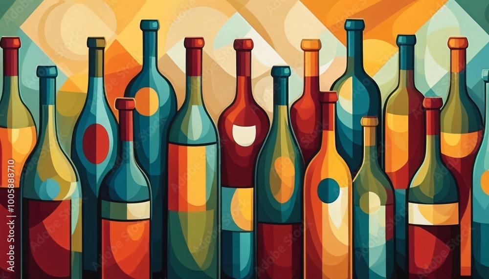cubism art style background cubism art style background