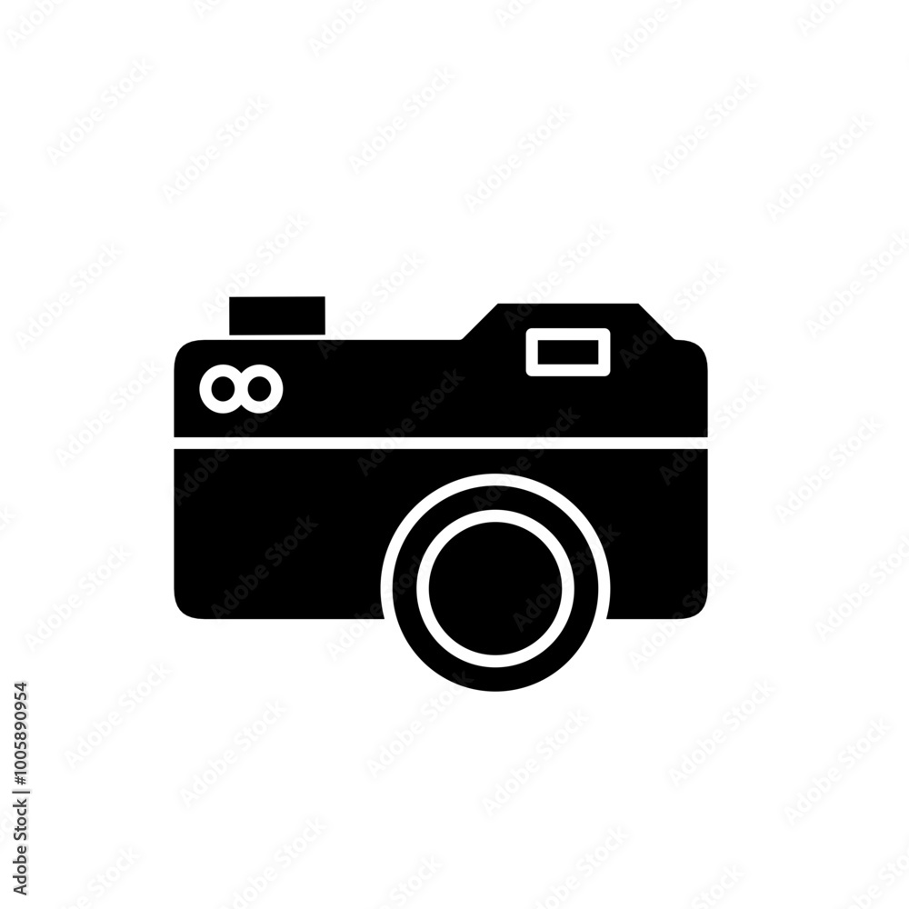 camera icon vector simple design illustration 
