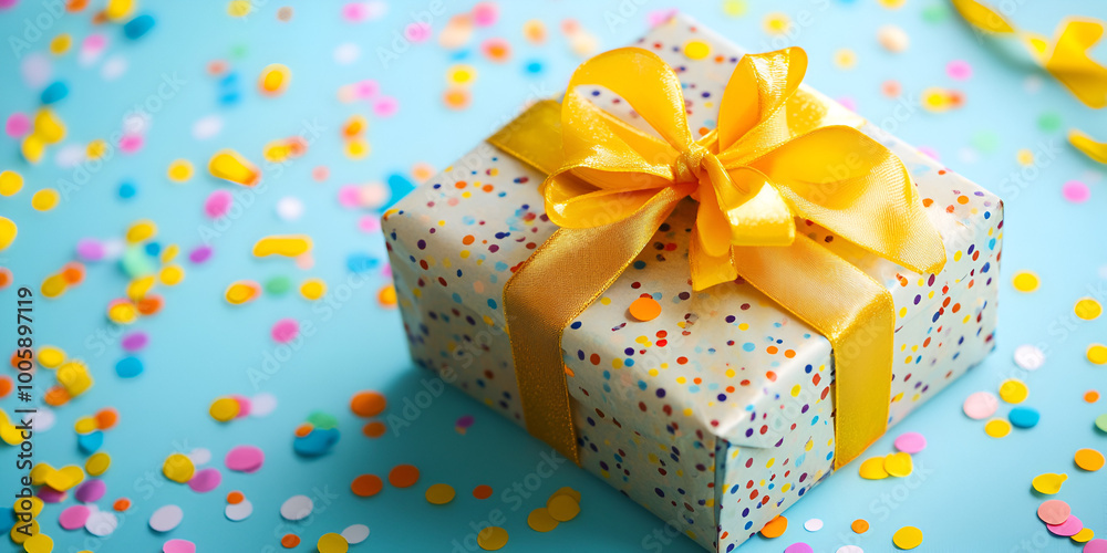Festive Gift Box with Confetti Festive Gift Box with Confetti
