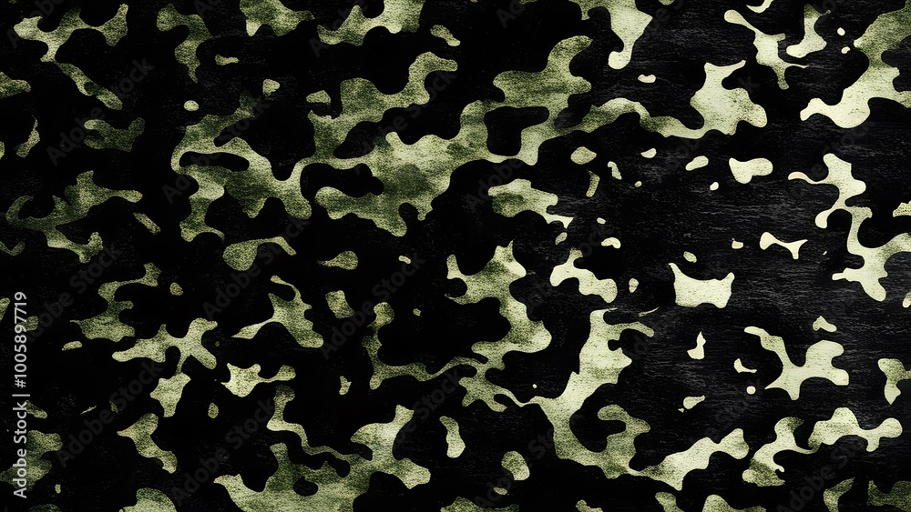 Naklejka premium camouflage dirty green background hunting design modern security print