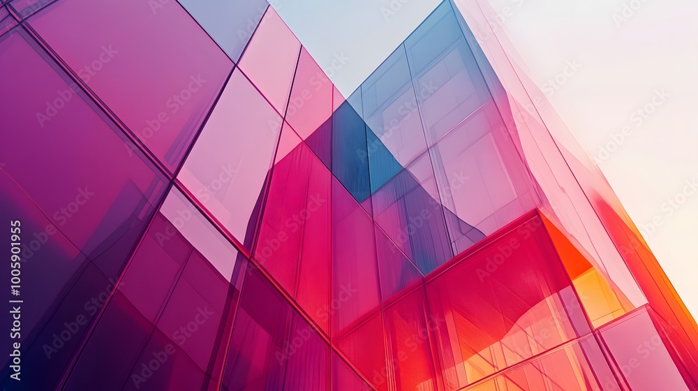 Fototapeta premium Abstract Architecture Background. 