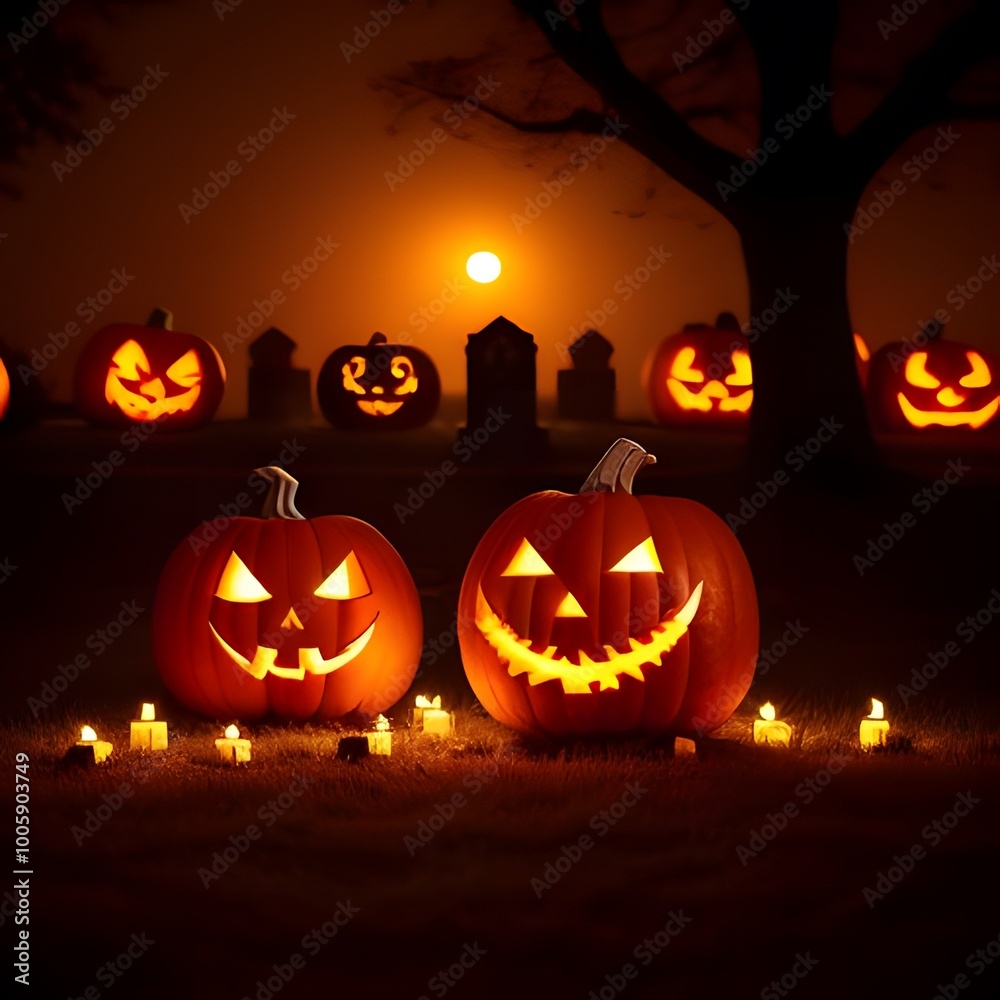 ai generated. Halloween parties. Decoration for the night of the dead. Pumpkins, posters and Halloween items ai generated. Halloween parties. Decoration for the night of the dead. Pumpkins, posters and Halloween items