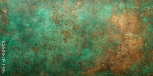 Rough bronze texture with green patina, detailed background , oxidized, metal, copper, plate, scratches, gouges, texture