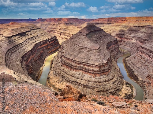 Spring at Goosenecks State Park in Southern Utah. photo