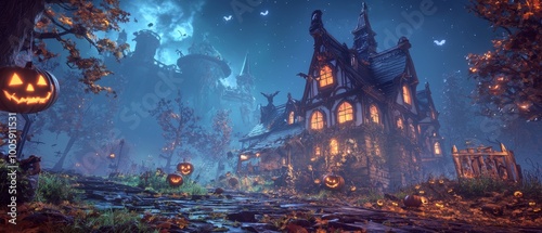 Halloween holiday background