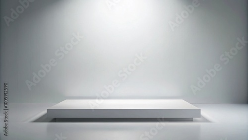 Empty room platform minimalist background for product presentation and object display, empty, room, platform