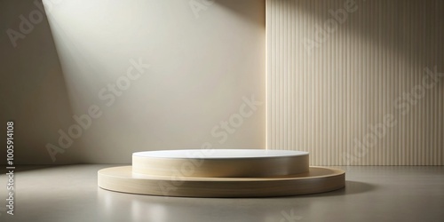 Minimalist podium mockup with clean lines and simple design , minimalist, podium, mockup, modern, clean, simple, elegant