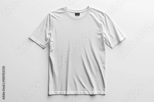 White Tshirt Mockup Isolated created with Generative AI