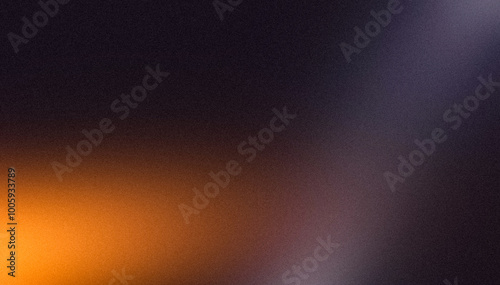 Soft purple orange color spots gradient grainy backdrop design, bright, shiny template. Abstract noisy smooth colours gradient template, website header, banner and poster