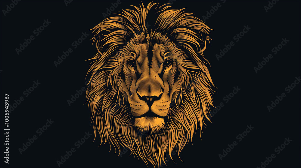 Obraz premium head of lion