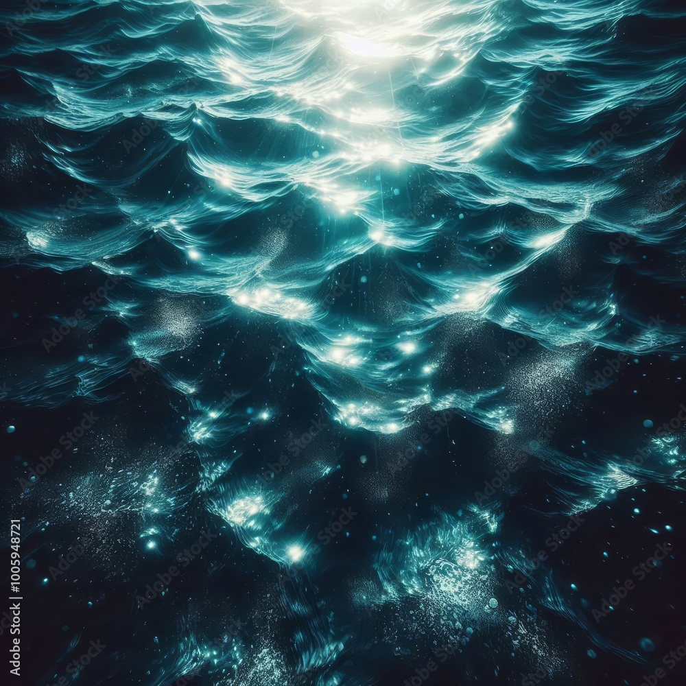 Deep blue sea texture