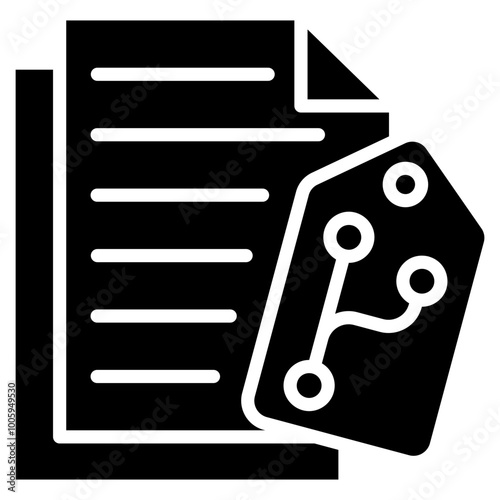Version Tagging Icon Element For Design