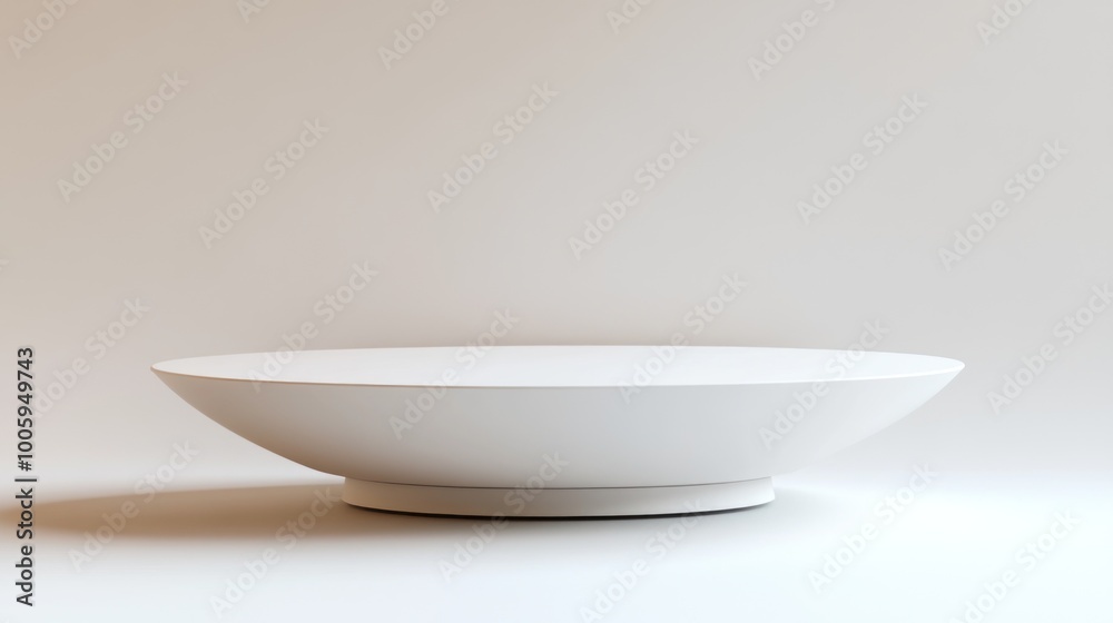 A minimalist white bowl on a simple background, highlighting clean design and functionality. A minimalist white bowl on a simple background, highlighting clean design and functionality.