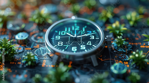 concept of time in the business context to productivity, efficiency, and time management