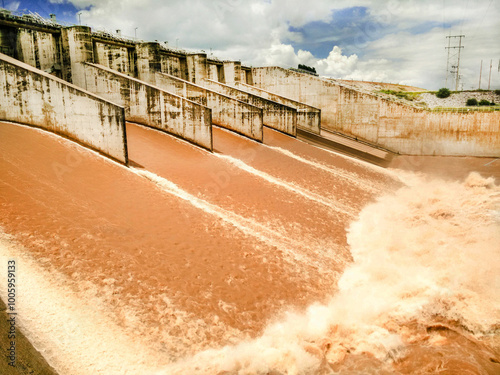 фотографія Dams in Thailand that store water.