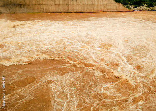 Bild auf Leinwand Dams in Thailand that store water.