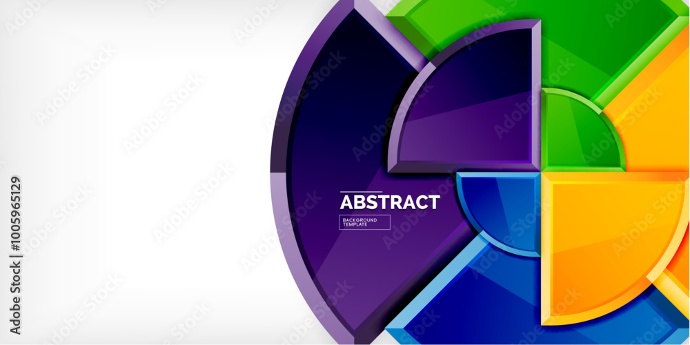 Glossy circles geometric background. Vector Illustration For Wallpaper, Banner, Background, Card, Book Illustration, landing page Glossy circles geometric background. Vector Illustration For Wallpaper, Banner, Background, Card, Book Illustration, landing page