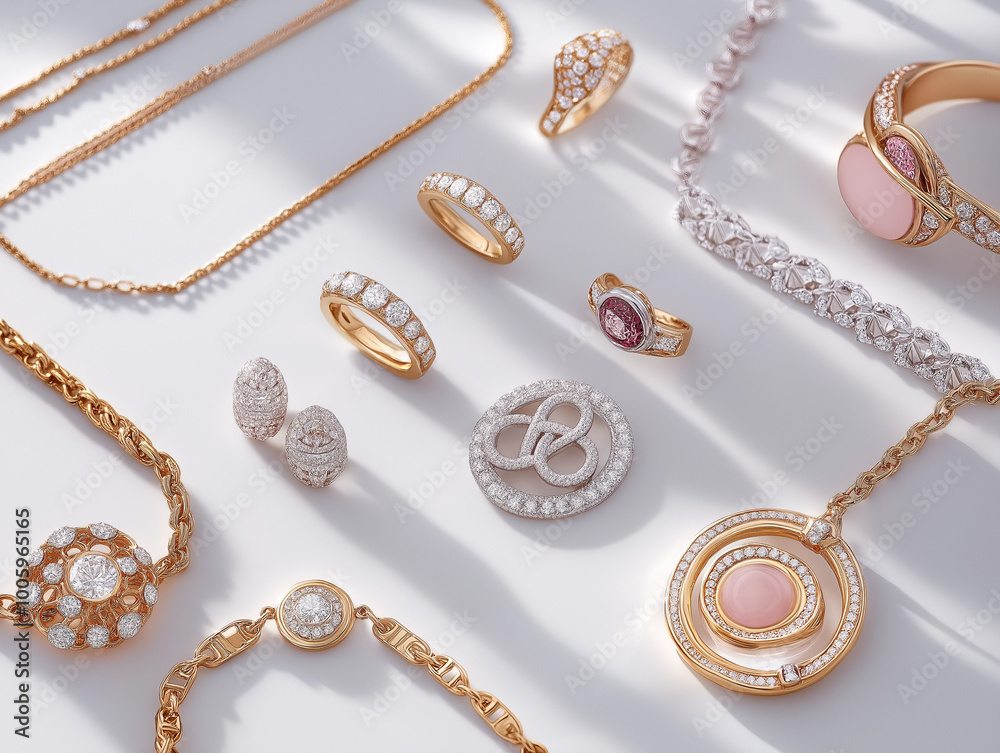 a collection of jewellery pieces a collection of jewellery pieces