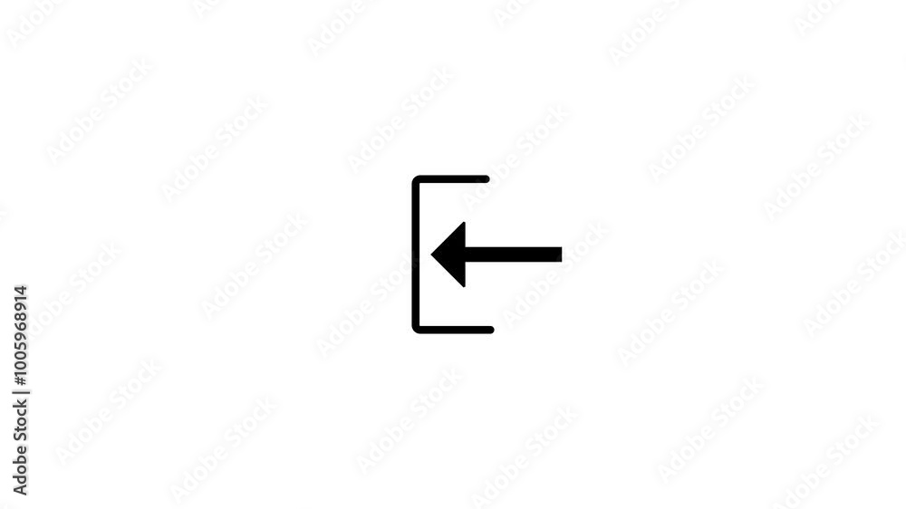 Animation of arrow mark next, back. arrow animation on transparent background with alpha channel. Animation of arrow mark next, back. arrow animation on transparent background with alpha channel.