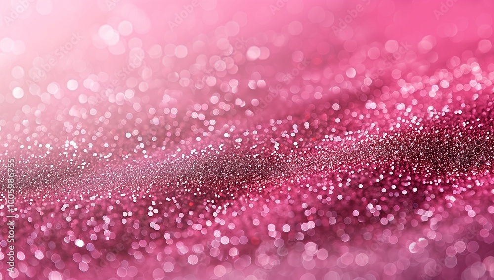 Pink background with glitter particles, abstract wallpaper with glitter texture. Soft pink gradient background Pink background with glitter particles, abstract wallpaper with glitter texture. Soft pink gradient background