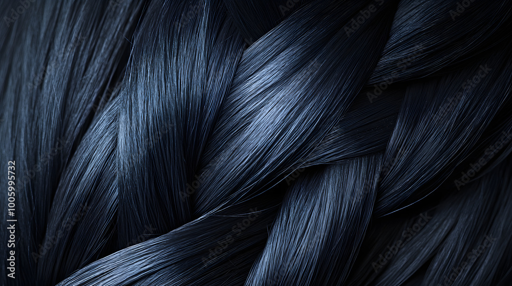 Jet-Black Fishtail Braid Jet-Black Fishtail Braid