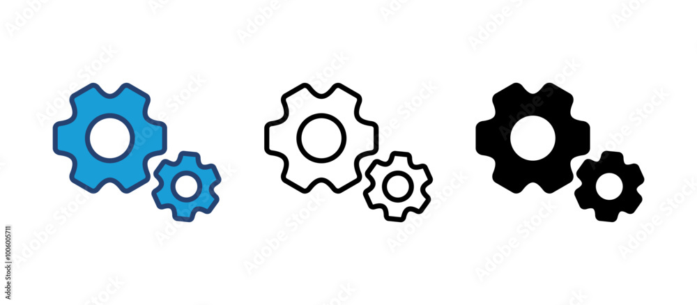setting Icon Vector. Cog settings Icon Symbol setting Icon Vector. Cog settings Icon Symbol