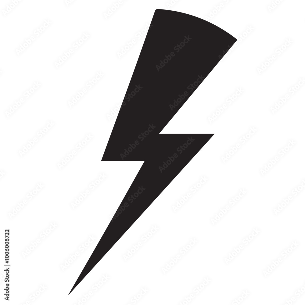 Thunder Silhouette Design - Thunder vector illustration Thunder Silhouette Design - Thunder vector illustration