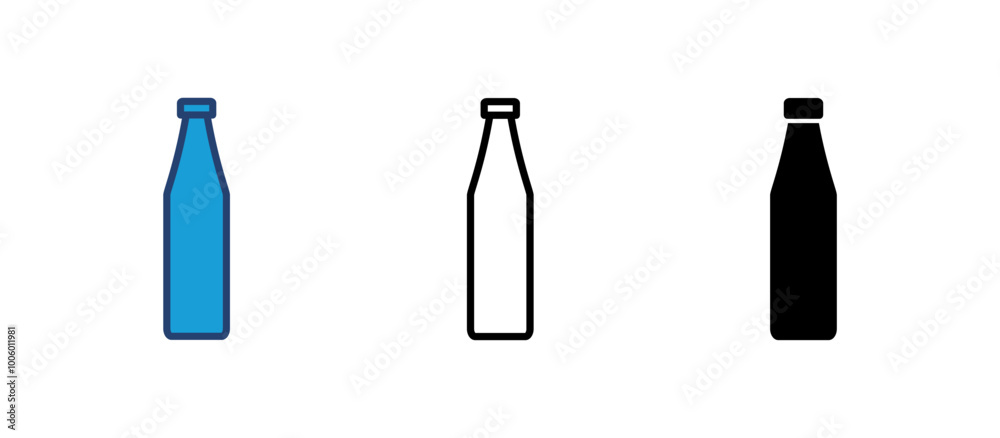 Bottle icon vector. bottle vector icon Bottle icon vector. bottle vector icon