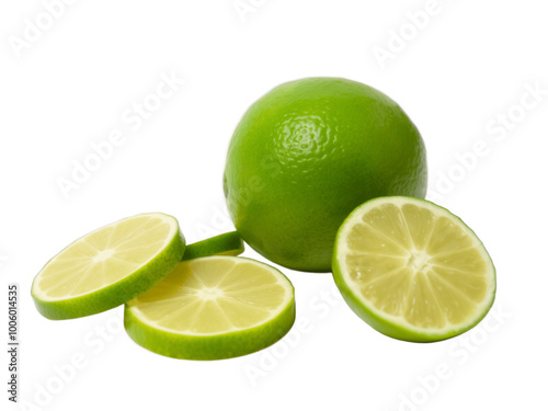 Freshly Sliced Limes: A Burst of Zesty Flavor
